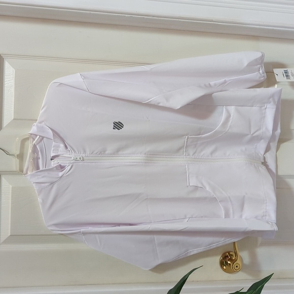 K*Swiss White Impact Jacket Men's Size Small - New - Picture 1 of 7